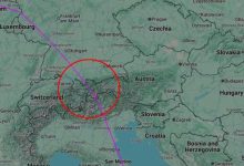 Ein US-Militärflugzeug wurde über Österreich gesichtet. Screenshot/flightradar24