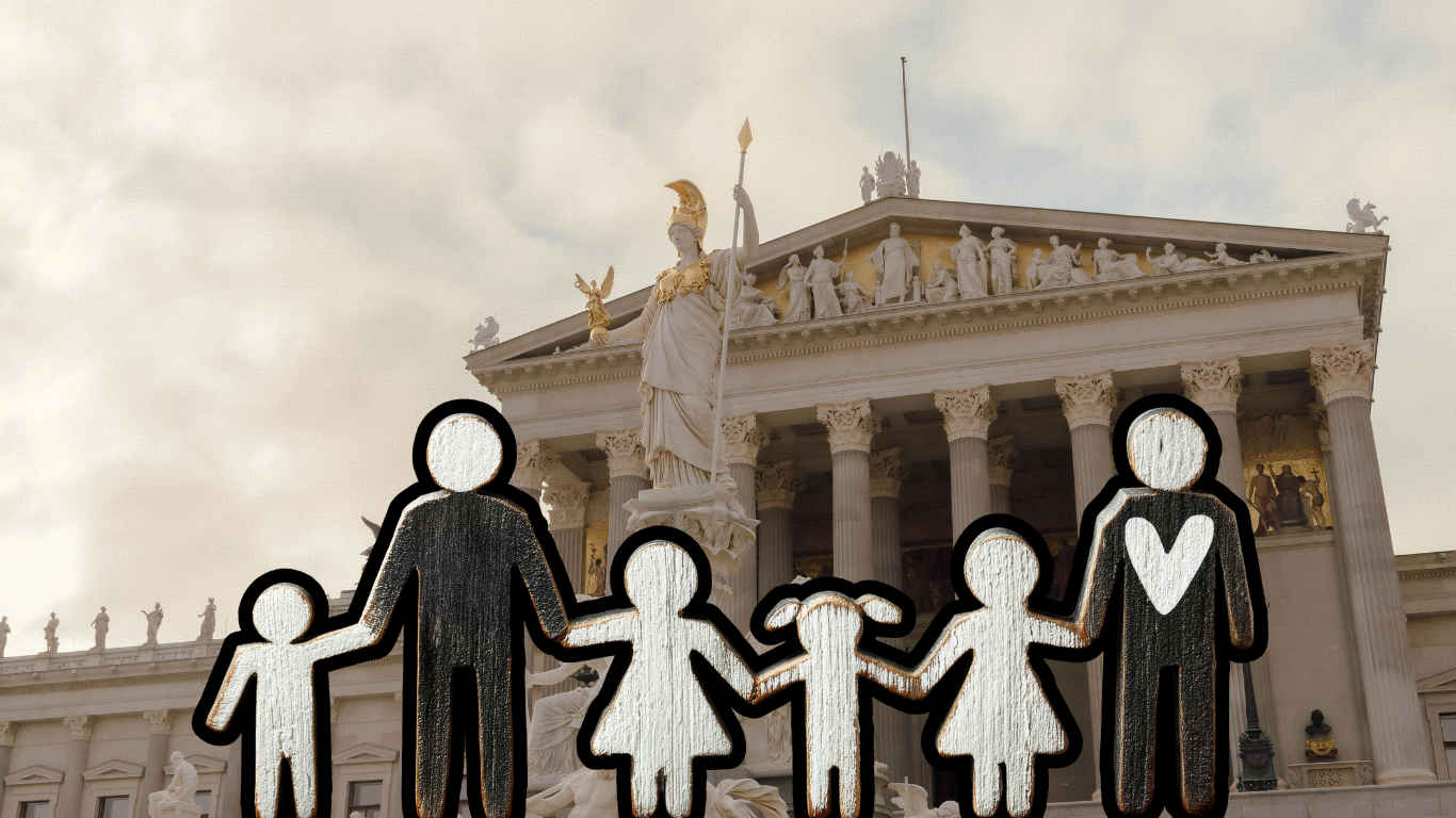 Austria now news + canva