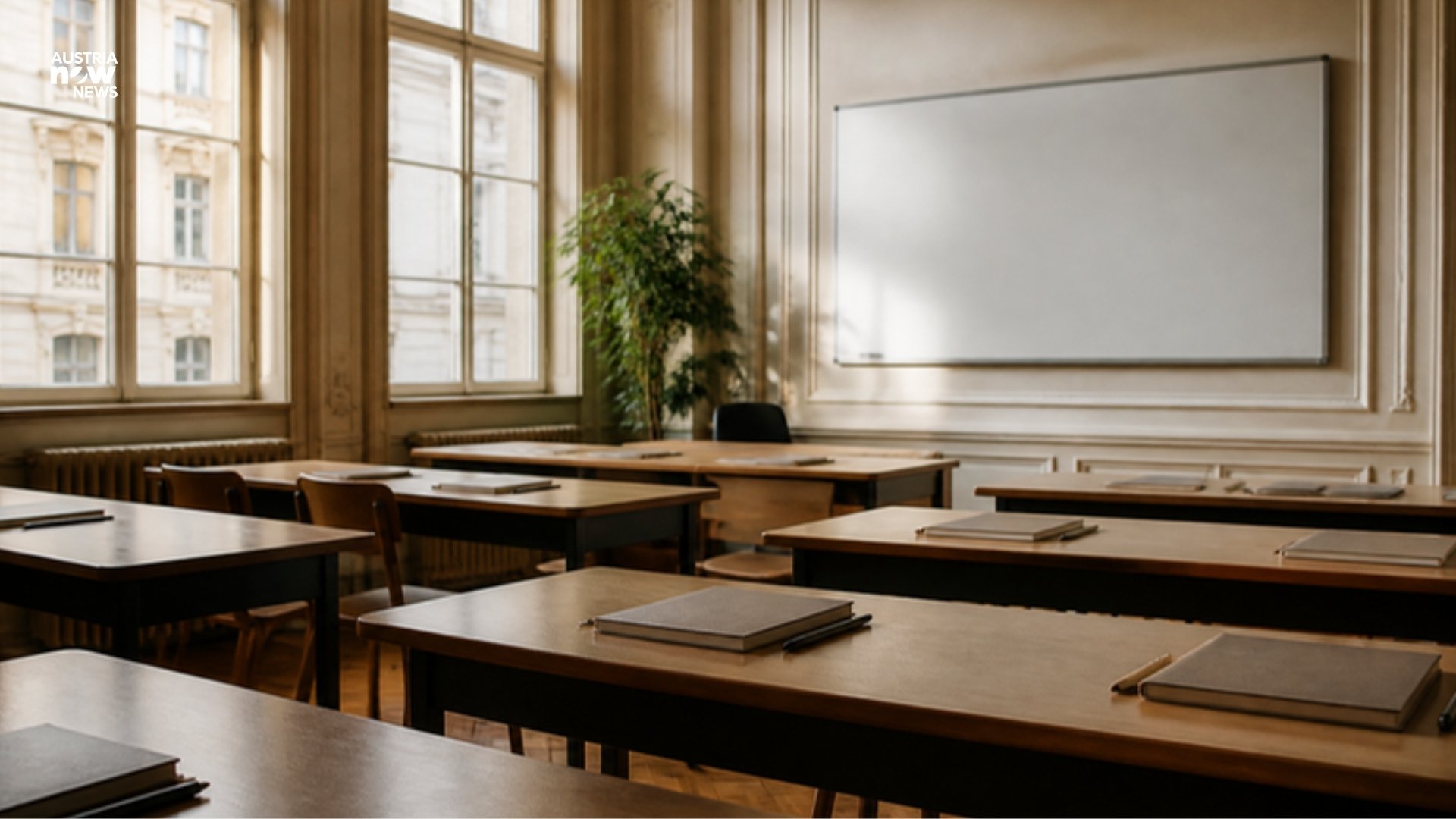 صف دراسي فارغ في مبنى كلاسيكي – صورة رمزية لخبر قانون واجبات الاندماج